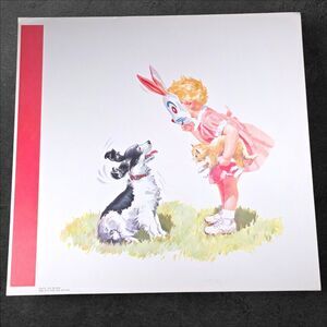 Look Puff Look Spot Vintage Kids Animal Art 1962 Dick and Jane Wall Print